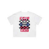 Act Like A Lady Train Like A Beast - Crop Tee