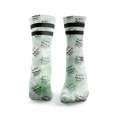 Lift Heavy Sh*t Tie Dye — Green