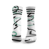 Squiggle Lines Padel Socks