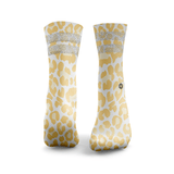 Leopard Print Glitter Socks