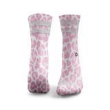 Leopard Print Glitter Socks