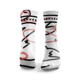 Squiggle Lines Padel Socks