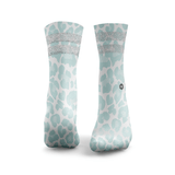 Leopard Print Glitter Socks