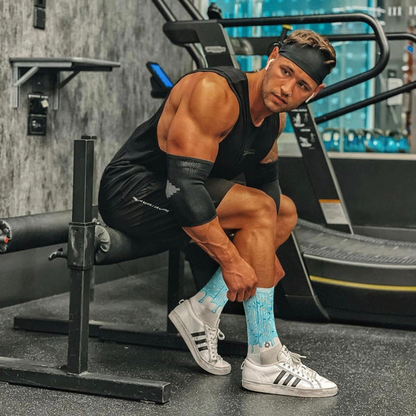 Funky Sports Socks Iced Donut 2.0 Blue Kieran Nichols