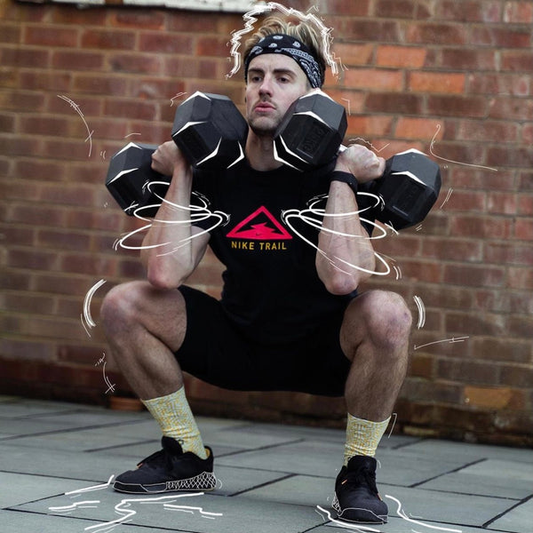 matt melling fitness wod socks arrow yellow crossfit