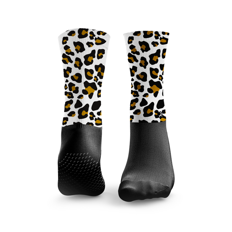 Reformer Pilates Leopard Print Socks