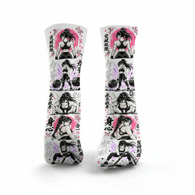 Manga Muscle Her Edition socks by HEXXEE