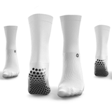 White Reformer Pilates Rubber Socks x3