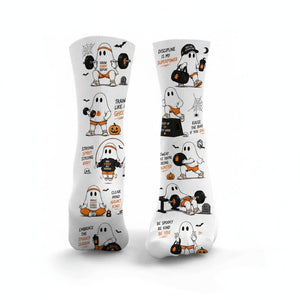 Halloween WOD Characters Crew Socks by HEXXEE