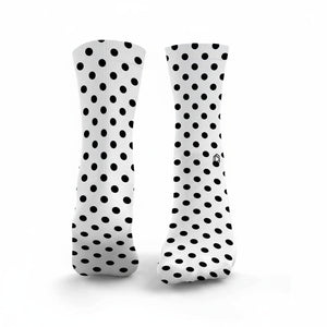 Polka Dot Crew Socks by HEXXEE