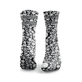 Deadly Skulls Glitter Socks