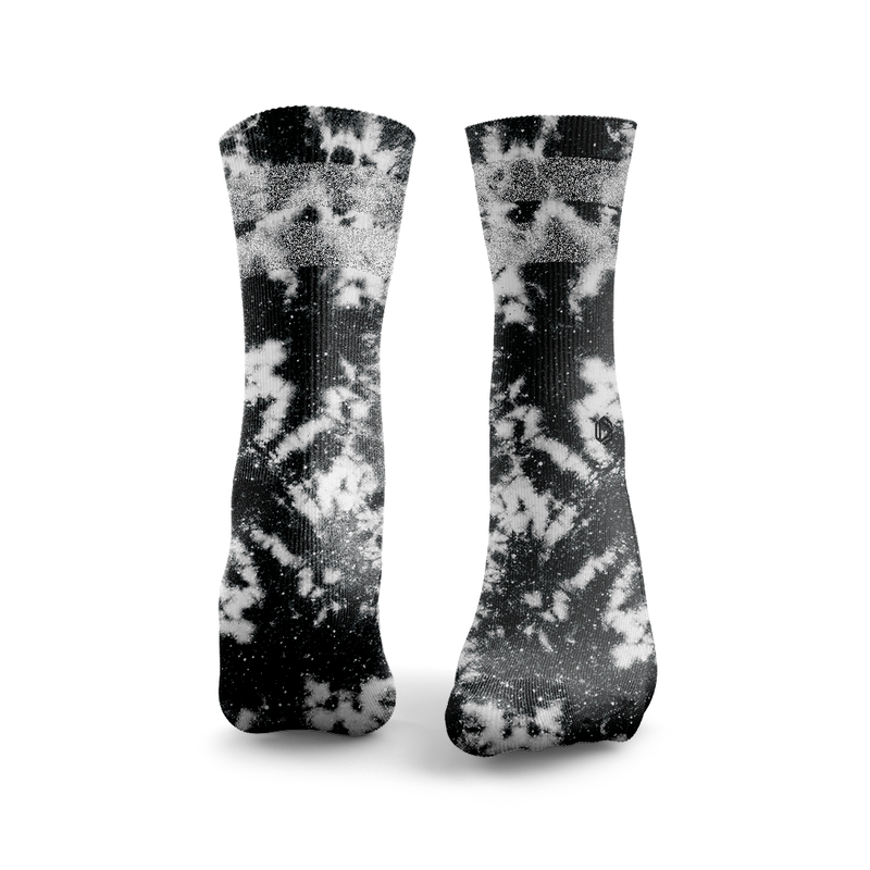 Tie Dye Glitter Socks