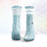 Deadly Skulls Glitter Socks