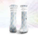 Lightning Bolts Glitter Socks