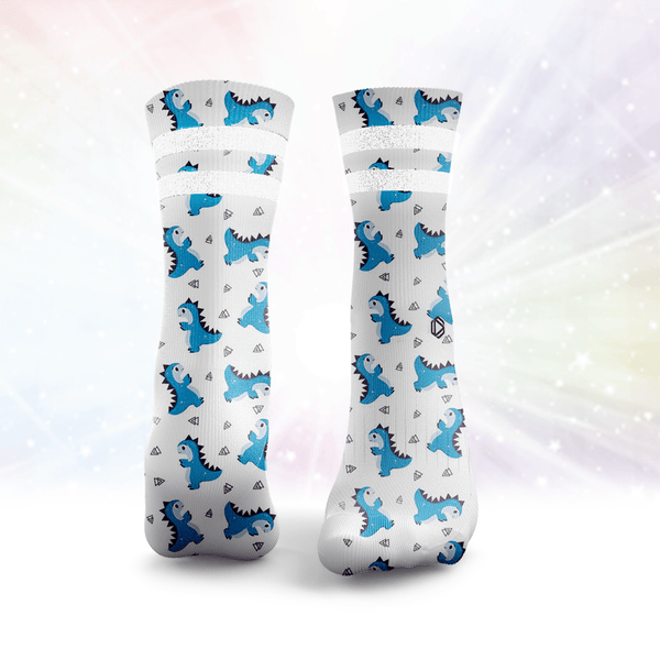 Baby Dino Glitter Socks