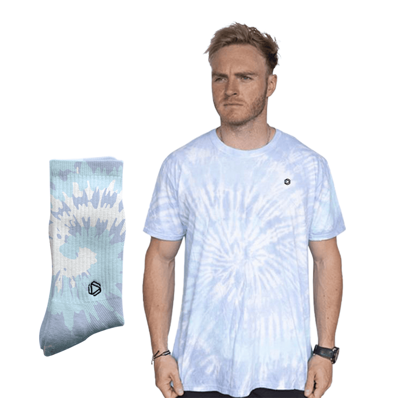 Blue Lagoon T-Shirt & Sock Combo