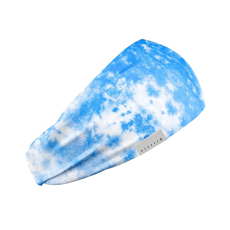 Blue Tie Dye Headband