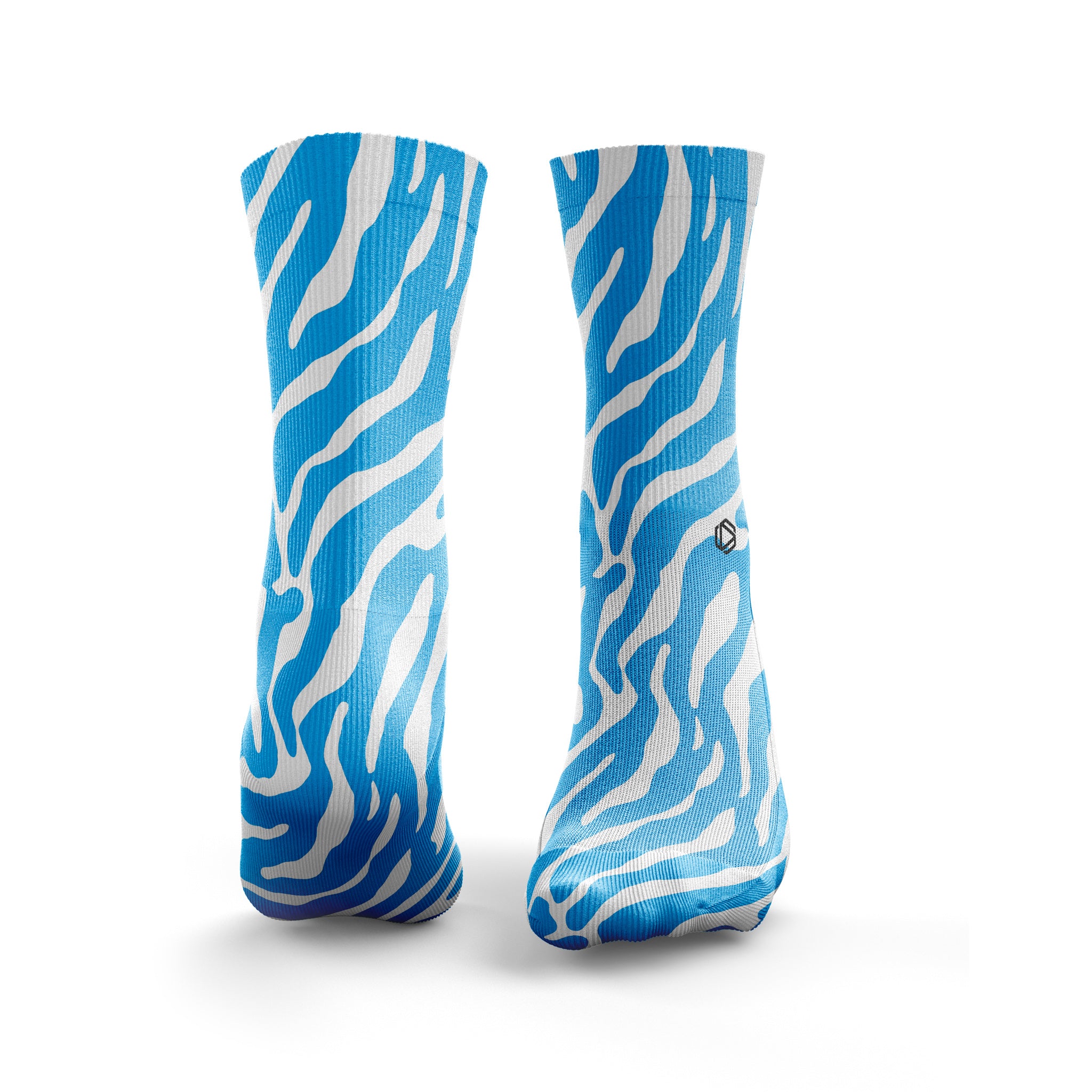 Crew - Zebra Print - Socks - Black & White – HEXXEE