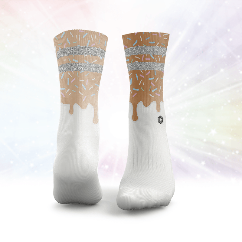 Iced Donut Glitter Socks