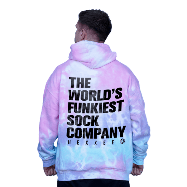 The World's Funkiest Sock Company Cotton Candy Hoodie