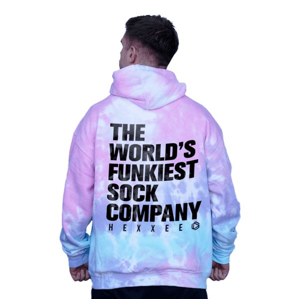 The World's Funkiest Sock Company Cotton Candy Hoodie