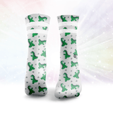 Baby Dino Glitter Socks