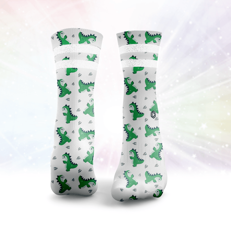 Baby Dino Glitter Socks