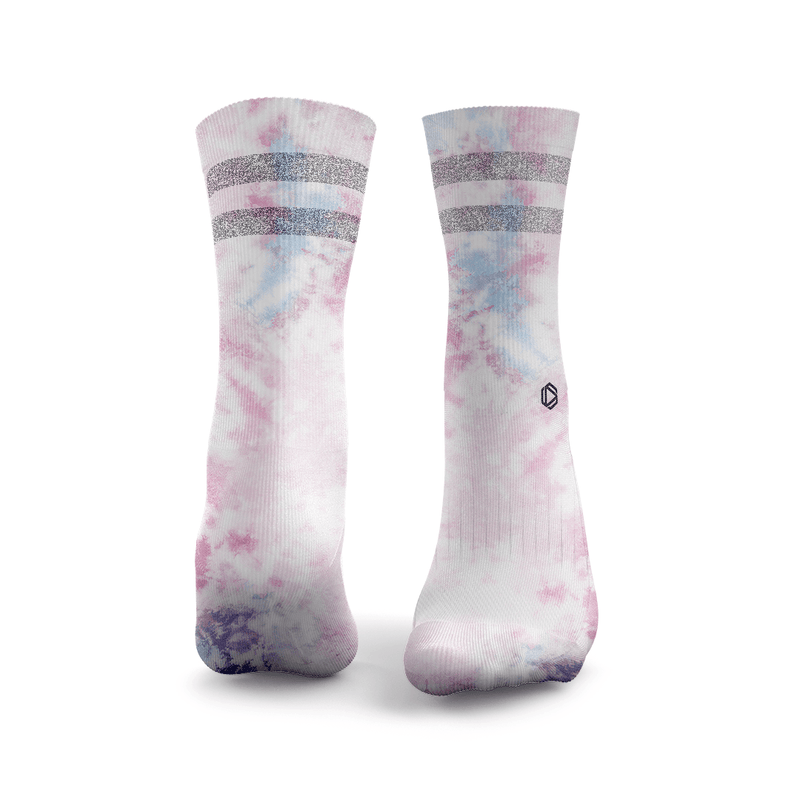 Tie Dye Glitter Socks