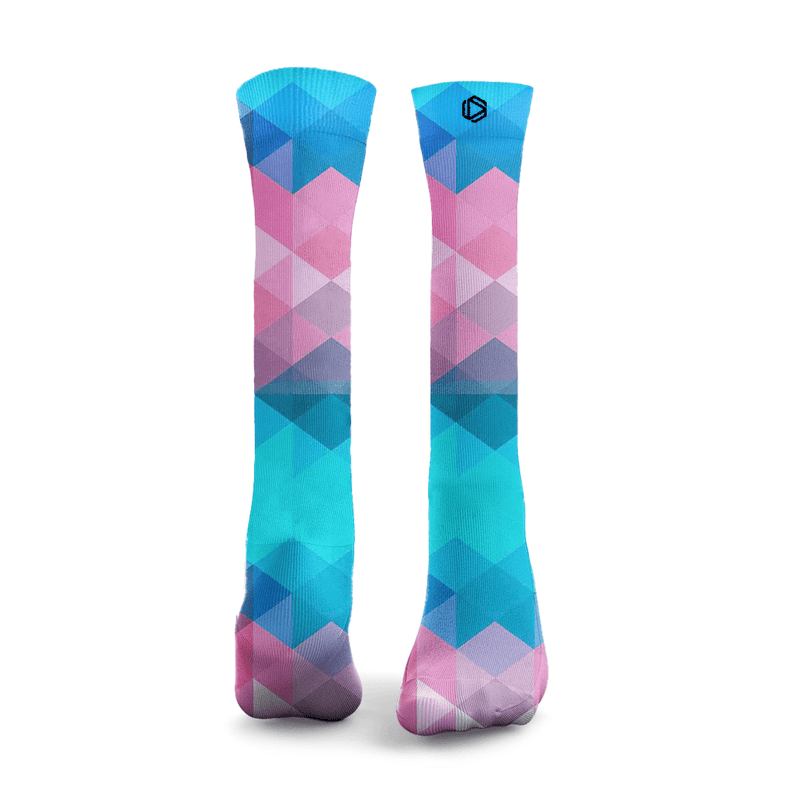 Geo Twist Weightlifting Socks