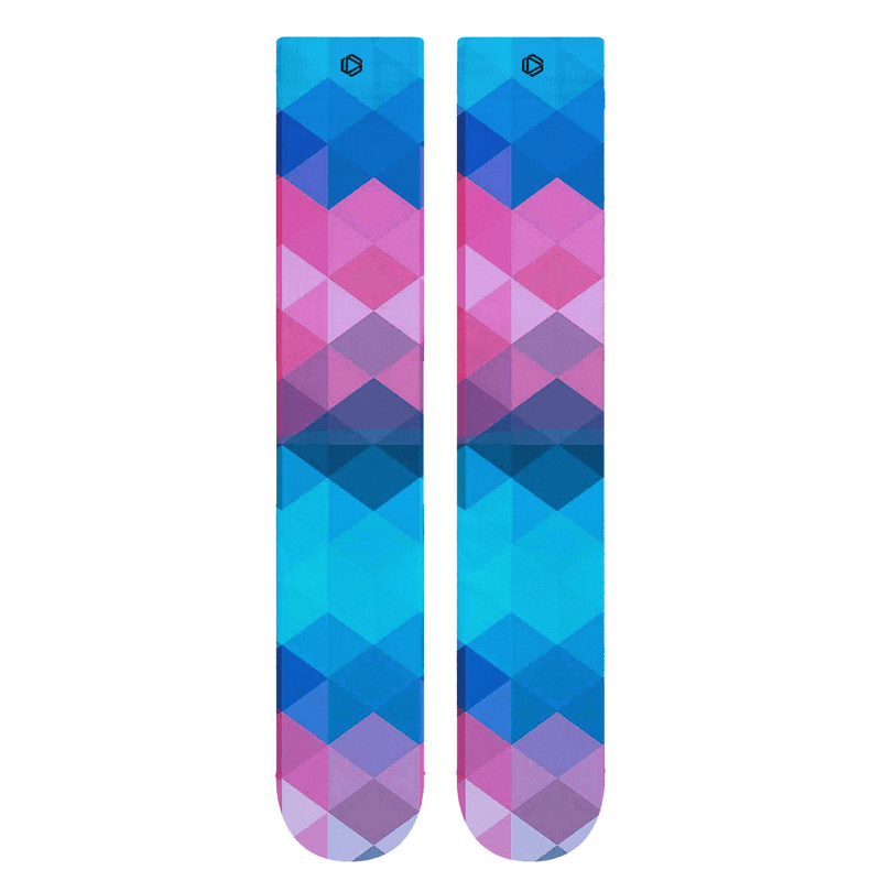 Geo Twist Weightlifting Socks