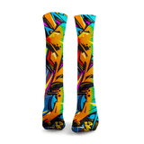 Graffiti Weightlifting Socks