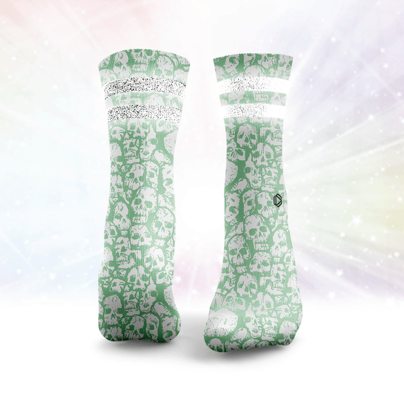 Deadly Skulls Glitter Socks