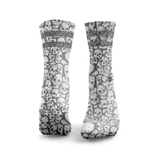 Deadly Skulls Glitter Socks