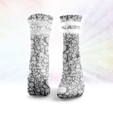 Deadly Skulls Glitter Socks
