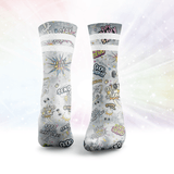 Send It Glitter Socks