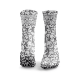 Deadly Skulls Glitter Socks