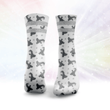 Baby Dino Glitter Socks