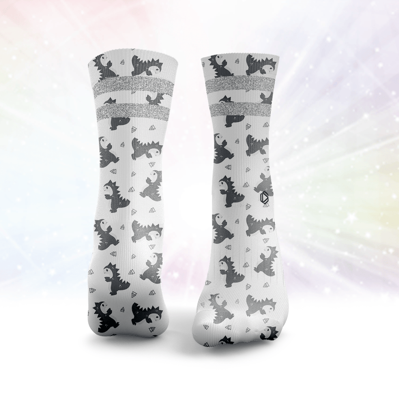 Baby Dino Glitter Socks