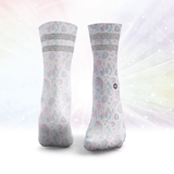 Leopard Print Glitter Socks