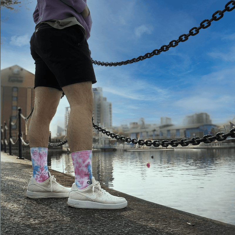 Multi-Colour Tie Dye Socks