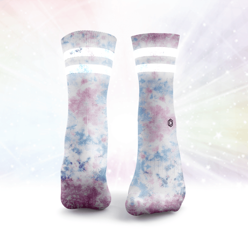 Tie Dye Glitter Socks