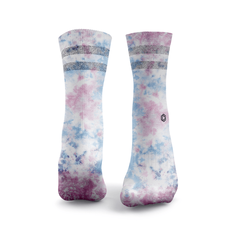 Tie Dye Glitter Socks