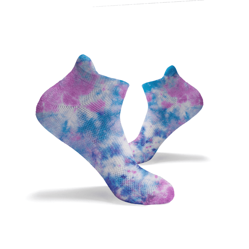 Tie Dye Multicoloured Ankle Socks
