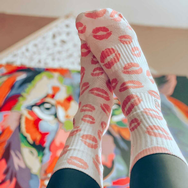 'Mwah' Kiss Socks
