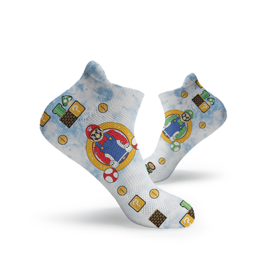 Mario Gym Ankle Socks