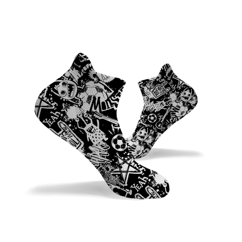 Monster Clash Ankle Socks