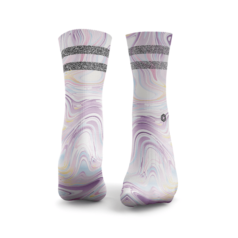 Marble Glitter Socks