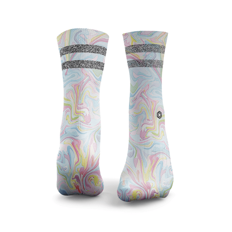 Marble Glitter Socks