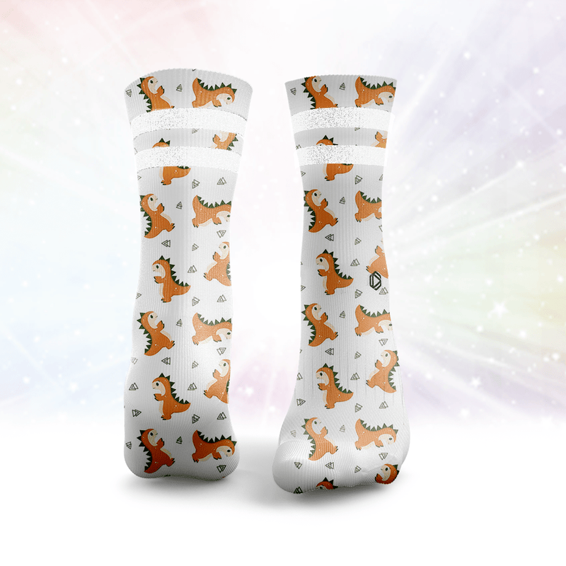 Baby Dino Glitter Socks