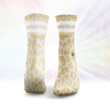 Leopard Print Glitter Socks